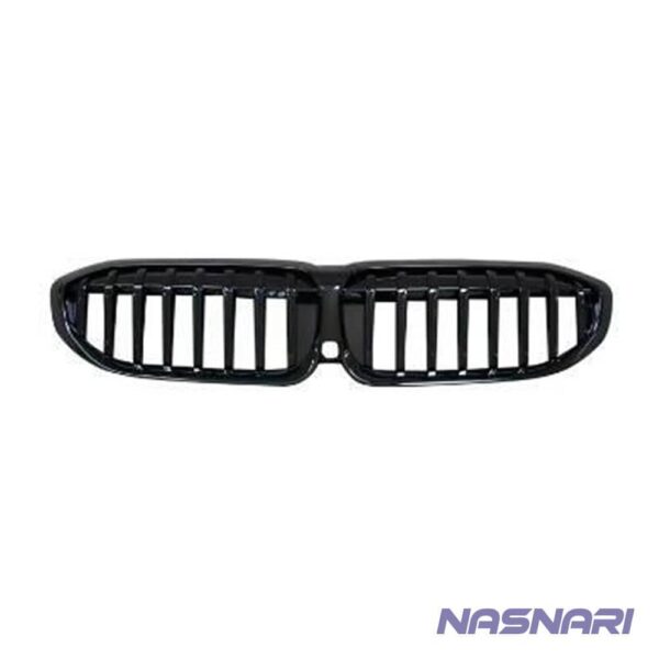 image of BMW 3 Series G20 2019-2022 Gloss Black Double Slat grilles
