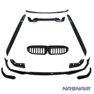 image of BMW 3 Series G20 M Sport 2019-2022 Gloss Black M Performance Full Aero Kit